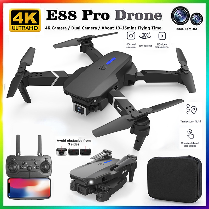 Drone Camera Lens - 2026 NOVO E88 Drone RC Profissional