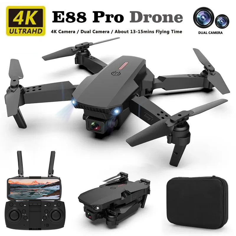 Drone Camera Night Vision - E88pro drone profissional dron fluxo óptico
