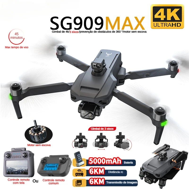 Drone Camera Lens - Zll sg909 sg909max drone profissional com