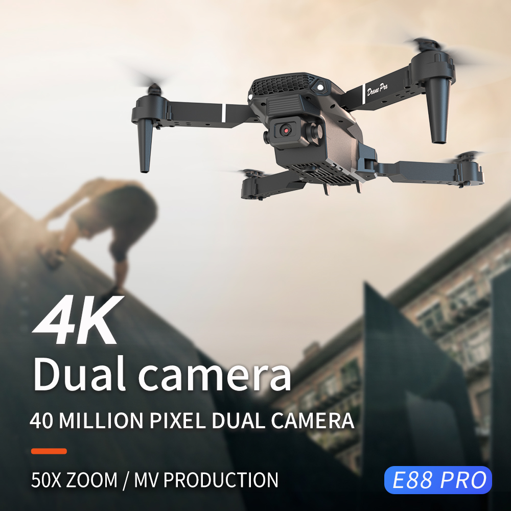 2026 NOVO E88 Drone RC Profiss - Drone Camera Lens avaliação e preço
