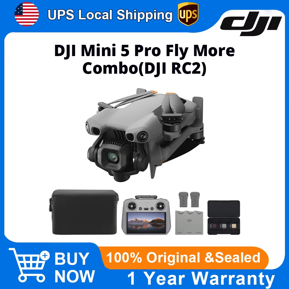 Drones DJI Mini 5 Pro Fly More - Drone Camera Vlog avaliação e preço